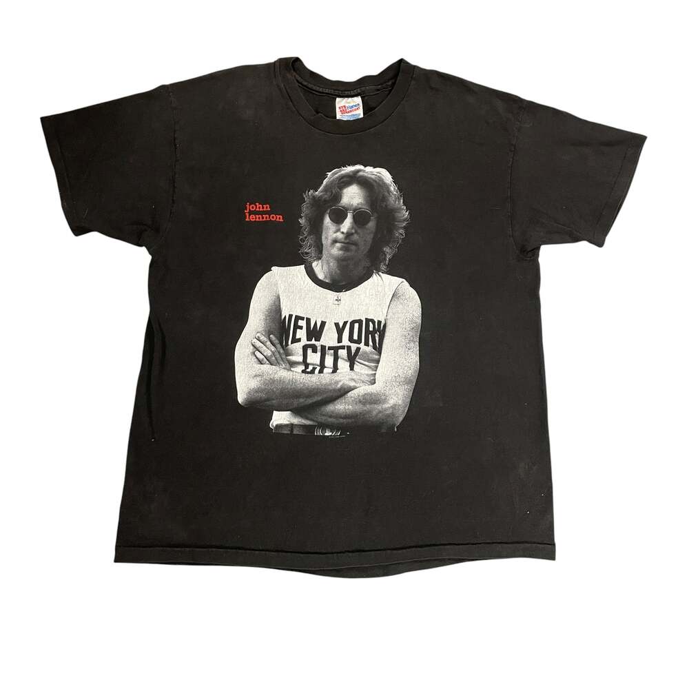 90s John Lennon "Imagine" Vintage T-Shirt Made In USA